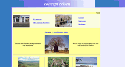 Desktop Screenshot of concept-reisen.de