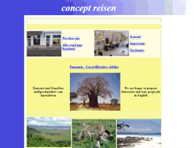 Tablet Screenshot of concept-reisen.de